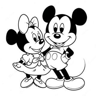 Pagina Da Colorare Di Topolino E Minnie 32369-16791