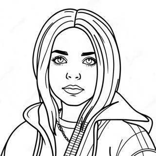 Pagina Da Colorare Di Billie Eilish 3248-2652