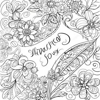 Pagina Da Colorare Per Esercitarsi Nella Calligrafia 32751-17078
