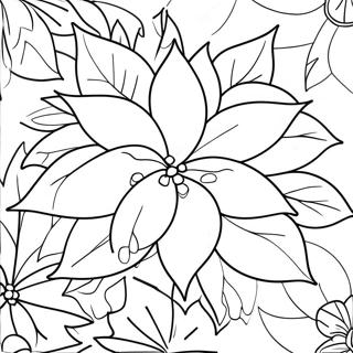 Pagina Da Colorare Di Poinsettia 33011-17284