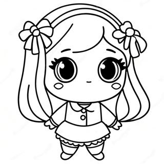 Pagina Da Colorare Di Ragazza Chibi 33331-17539