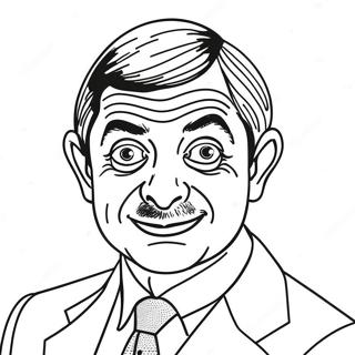 Pagina Da Colorare Di Mr Bean 33371-17572