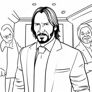 Pagina Da Colorare Di John Wick 33401-17596