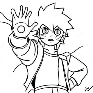 Minato Con Rasengan Pagina Da Colorare 33682-17824