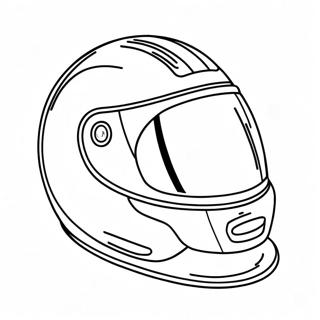 Pagina Da Colorare Del Casco Da Corsa Cool 33732-17862