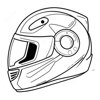 Pagina Da Colorare Del Casco Da Corsa Cool 33732-17864