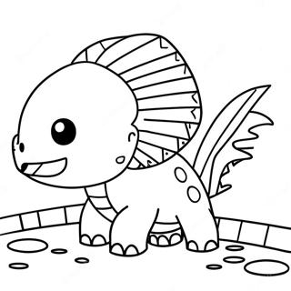 Axolotl Di Minecraft Pagine Da Colorare