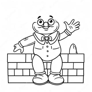 Pagina Da Colorare Di Humpty Dumpty Seduto Su Un Muro 33813-17918