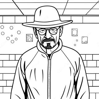 Pagina Da Colorare Di Walter White In Tuta Protettiva 33983-18050