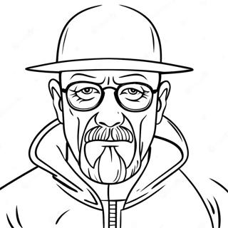 Pagina Da Colorare Di Walter White In Tuta Protettiva 33983-18052