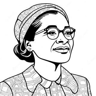 Rosa Parks Pagine Da Colorare