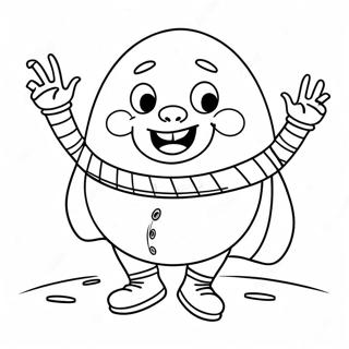 Pagina Da Colorare Di Humpty Dumpty Colorato 34113-28353