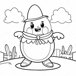 Pagina Da Colorare Di Humpty Dumpty Colorato 34113-28355