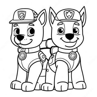 Halloween Paw Patrol Pagine Da Colorare