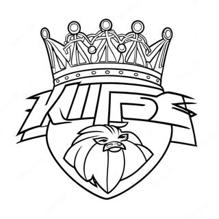 Pagina Da Colorare Del Logo Dei Sacramento Kings 34323-28599