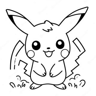 Pagina Da Colorare Di Pikachu Adorabile 34333-28531