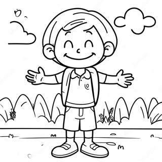 Pagina Da Colorare Delle Avventure Di Greg Heffley 3490-2837