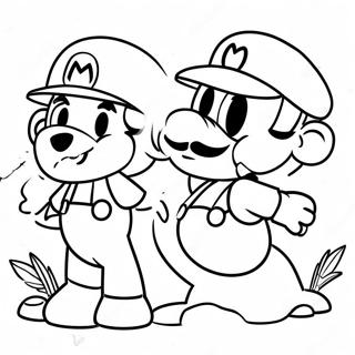 Pagina Da Colorare Dellavventura Di Cappy E Mario 3540-2880