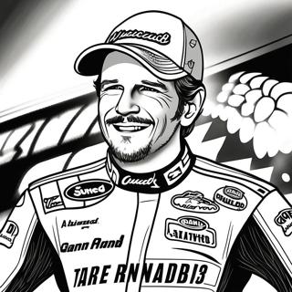 Pagina Da Colorare Di Dale Earnhardt 35513-29543