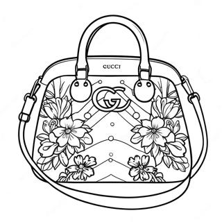 Pagina Da Colorare Della Borsa Gucci 35744-29730