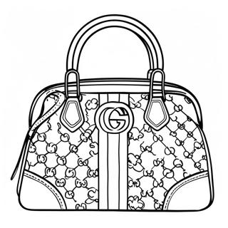 Pagina Da Colorare Della Borsa Gucci 35744-29731