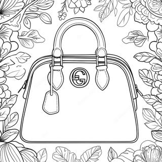 Pagina Da Colorare Della Borsa Gucci 35744-29732