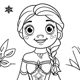 Pagina Da Colorare Delle Principesse Disney Di Frozen 3579-2908