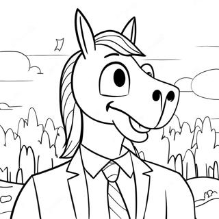 Pagina Da Colorare Di Bojack Horseman 35843-29807