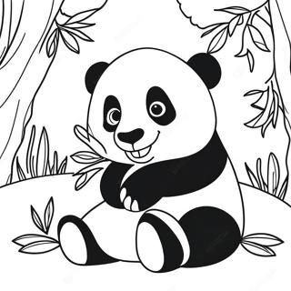 Pagina Da Colorare Di Un Panda Giocoso 35894-29849