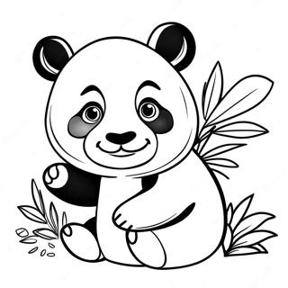 Pagina Da Colorare Di Un Panda Giocoso 35894-29851