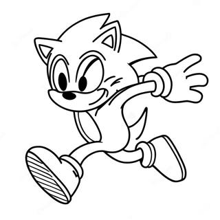 Pagina Da Colorare Di Sonic The Hedgehog Che Corre Veloce 35954-29996