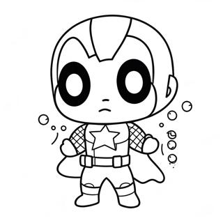 Pagina Da Colorare Chibi Marvel 36083-30098