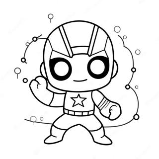 Pagina Da Colorare Chibi Marvel 36083-30099