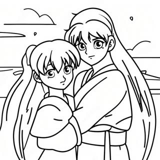 Inuyasha Pagine Da Colorare