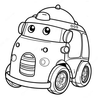 Robocar Poli Pagine Da Colorare