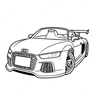 Pagina Da Colorare Della Audi Sports Car Racing 36545-30461