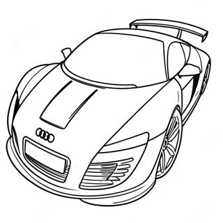 Pagina Da Colorare Della Audi Sports Car Racing 36545-30464