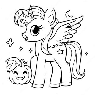 Pagina Da Colorare Di My Little Pony Per Halloween 36765-30627