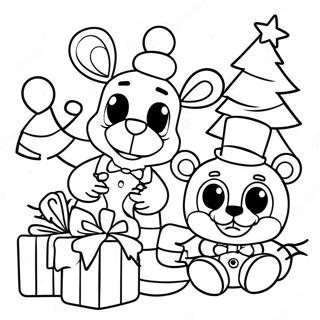 Fnaf Natale Pagine Da Colorare