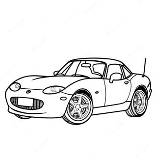 Pagina Da Colorare Della Miata Sportiva 37125-30916