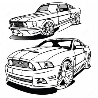 Pagina Da Colorare Della Mustang Gt 3739-3035