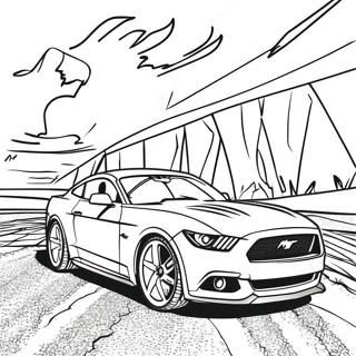 Pagina Da Colorare Della Mustang Gt 3739-3036