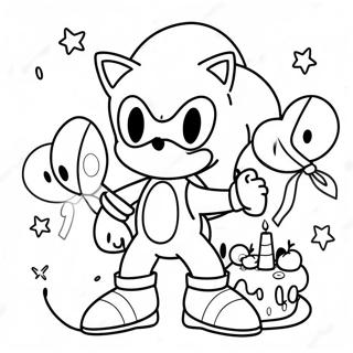 Buon Compleanno Sonic Da Colorare 37666-31338