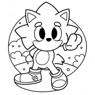 Buon Compleanno Sonic Da Colorare 37666-31340