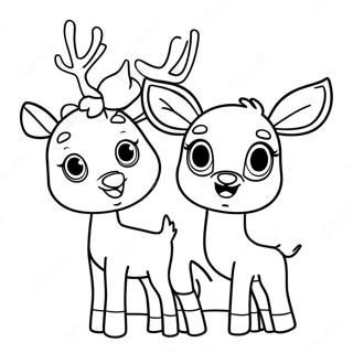 Rudolph E Clarice Pagine Da Colorare