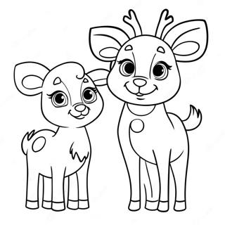 Rudolph E Clarice Da Colorare 37686-31354