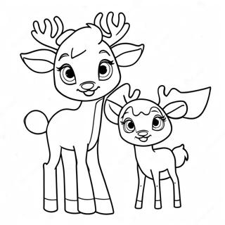 Rudolph E Clarice Da Colorare 37686-31355