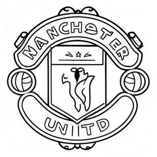 Pagina Da Colorare Logo Manchester United 37797-31446