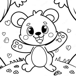 Pagina Da Colorare Di Happy Tree Friends Coccolosi 38177-31755