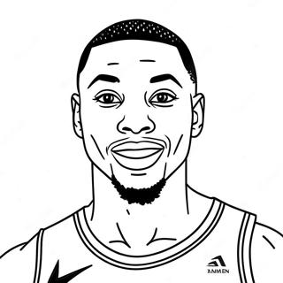 Pagina Da Colorare Di Damian Lillard 38266-31815